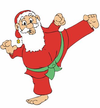 Karate Weihnachtsmann